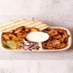 طبق شاورما الدجاج